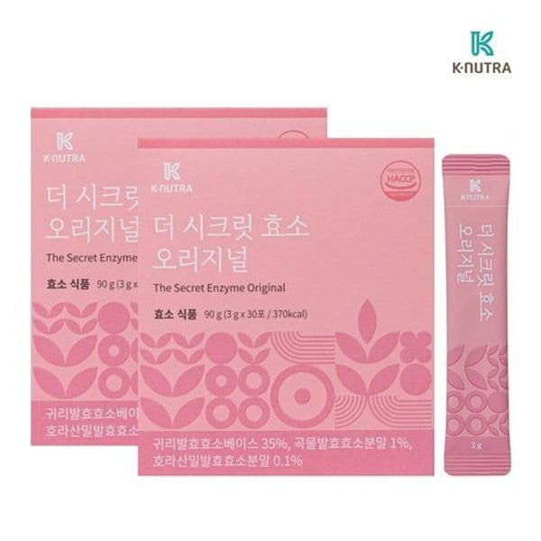 케이뉴트라 더 시크릿 효소 오리지널 곡물 발효효소 3g x 30포 2박...