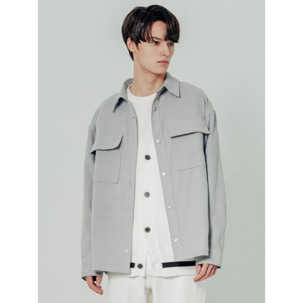 23 SS 남성 아웃포켓 셔켓 (LT-MINT)