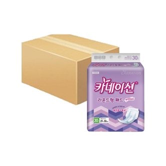  카네이션 라운드 프리미엄 속기저귀 30매x8팩