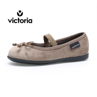 VICTORIA [본사공식] 빅토리아슈즈 키즈 발레리나 메리제인 여아구두 (J1046900-Beige)