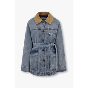 [파주점] 코듀로이 카라 데님 자켓 7126155702