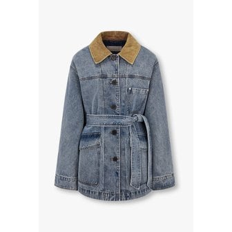 VOV [파주점] 코듀로이 카라 데님 자켓 7126155702