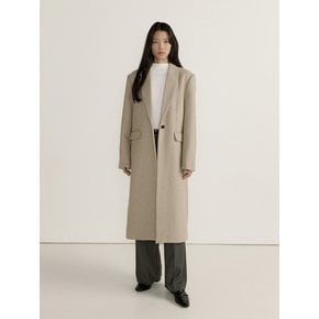 SINGLE BREASTED LONG COAT (2COLOR)