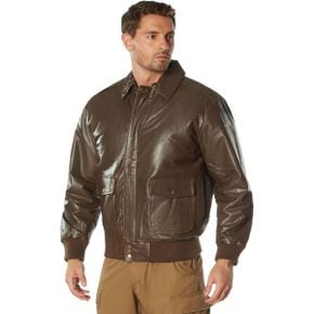 일본 로스코 MA1 항공점퍼 592770 Rothco Classic A-2 레더 Flight Jacket 브라운