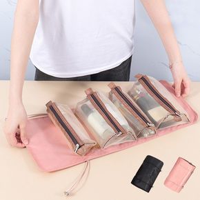 여행 분리파우치 세면도구 화장품 분리형 메쉬 파우치