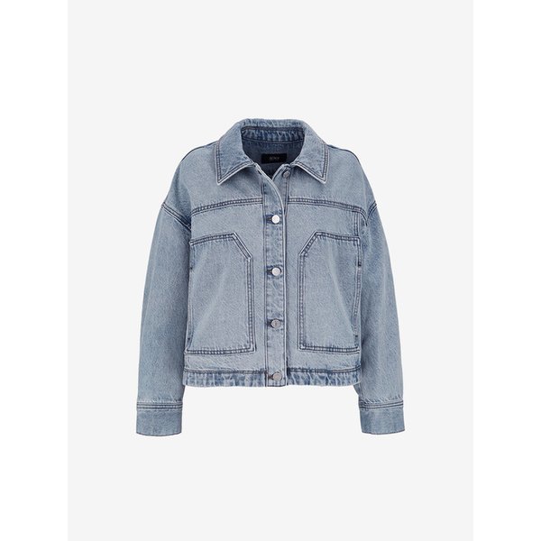 오버핏 데님 자켓_YC3DJ15