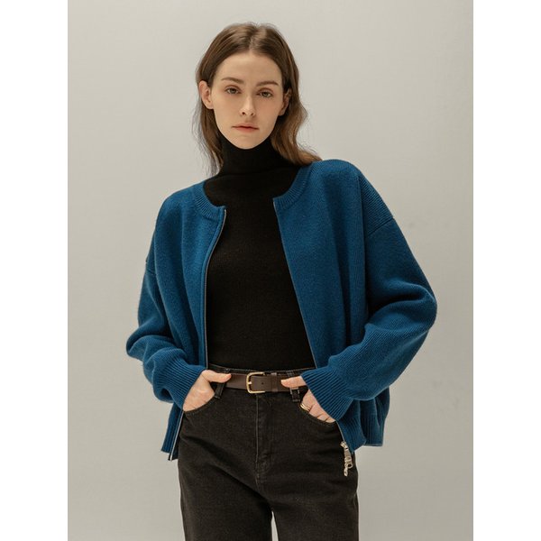 BASIC TWO-WAY KNIT CARDIGAN_NWCA4176 (BLUE)