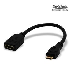 HDMI 2.0 to Mini HDMI F/M 변환 연장 케이블 0.2M