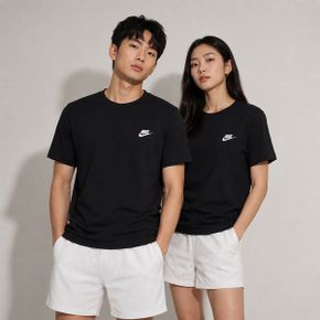 나이키 NSW 클럽 남성 반팔티 블랙 AR4999 013_P417103177