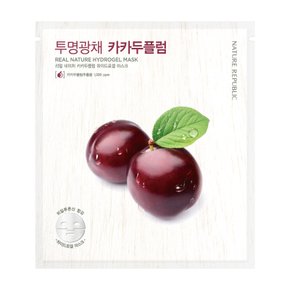 (공식몰) [네이처리퍼블릭] 리얼 네이처 카카두플럼 하이드로겔마스크