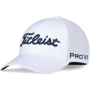 일본 타이틀리스트 캡모자 Titleist Golf ツアースポーツメッシュキャップ ホワイトコレクション