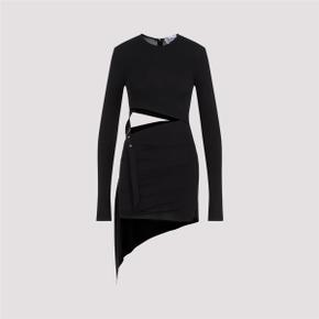 Long sleeve dress 241WCA263.A014 Black