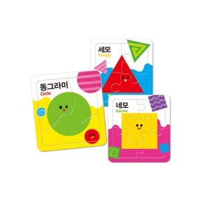 3 4 5조각 판퍼즐 - 첫 퍼즐 도형 (3종) (퍼즐사랑)