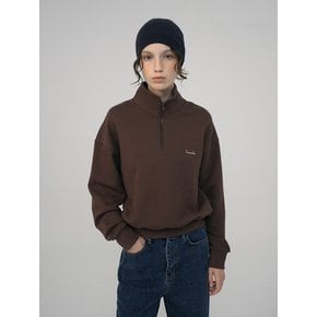 Basic Half Zip-Up Sweatshirt (2color)