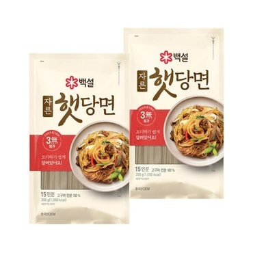 CJ제일제당 백설 자른햇당면 300g x2개