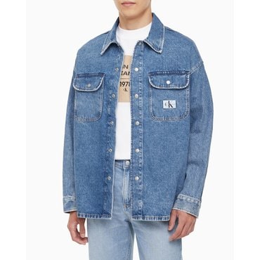 Calvin Klein Jeans [파주점] [캘빈클라인 진]CK진 남성 박시 루즈핏 데님 셔츠(J324447)