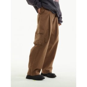 와이드 카고팬츠 브라운_WIDE CAGO PANTS BROWN