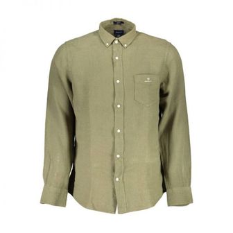 이스퀘어 4691267 Gant Summer Linen Short Sleeve Mens Shirt