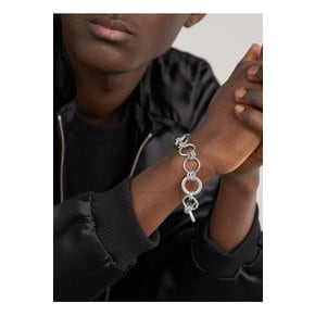 Titan Sterling Silver Chain Bracelet 실버