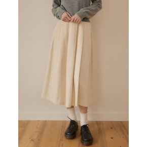 P3171 Marseille corduroy flared skirt