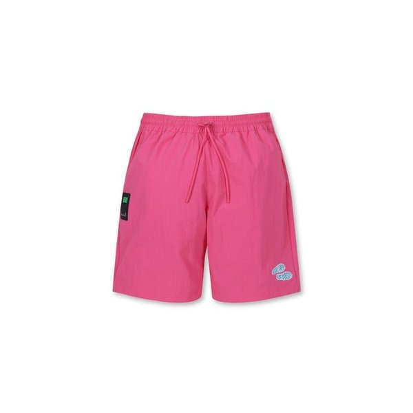 [Unisex] Footprint Logo Seersucker Shorts_G4PAM24081PIX