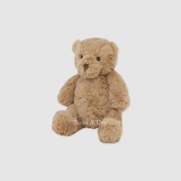 슈슈앤크라 [MON AMI] HUGGIE 베어 애착인형S(23cm) ㅡ 라이트브라운