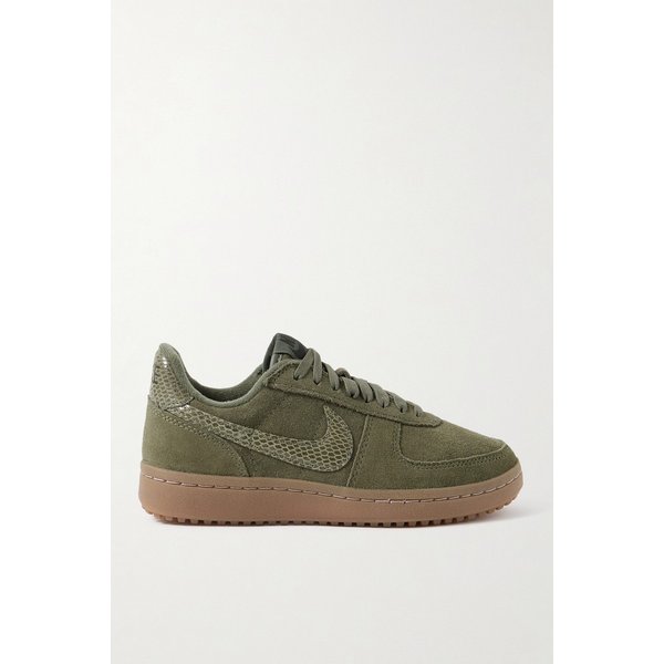 필드 제너럴 스네이크 이펙트 가죽 트리밍 스웨이드 스니커즈 46376663162986405