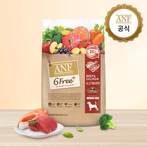 [N] ANF 식스프리플러스 인도어 독 소고기&연어 5.6kg