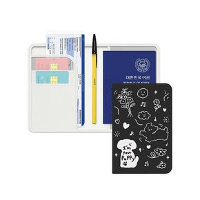 드로잉 해킹방지 여권 케이스 (Just4you Drawing Rfid Anti-Skimming Passport Case)