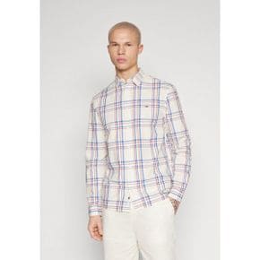 4364786 Tommy Hilfiger POPLIN CHECK SHIRT - Shirt ancient white