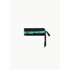 에드워드커밍 24FW MADAME CUMMERBUND, BLACK/AQUA GREEN