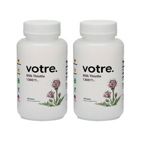 2개 Votre 보트레 밀크시슬 1300mg 129베지캡슐