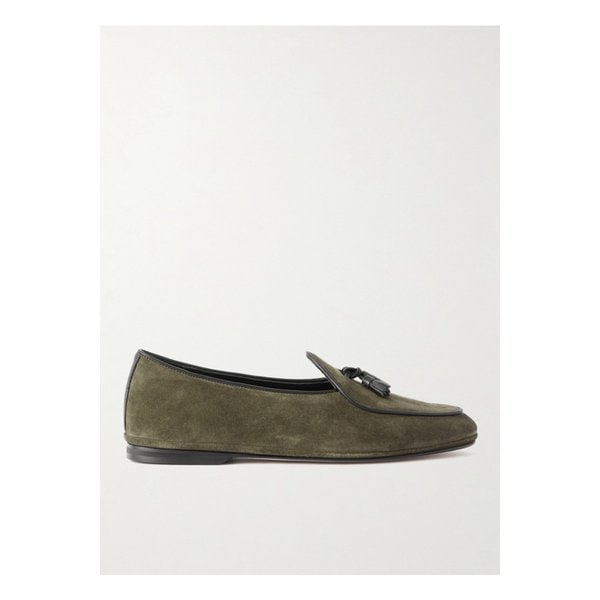 루비나찌 마피 태슬 스웨이드 로퍼 그린 46376663163002709