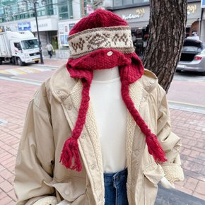 / 윈터 노르딕 귀도리 모자