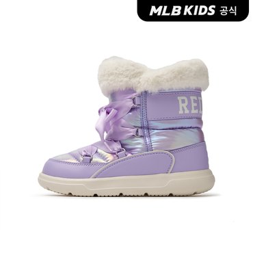 MLB키즈 (공식)24FW 바운서 패딩 롱 부츠 걸즈 BOS (L.Lavender) 7FWBLB246-43LDL