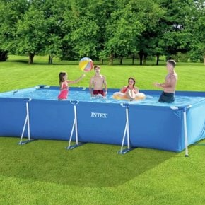 인텍스 네오 패밀리 프레임풀 특대 (4.5m x 2.2m) 조립식 야외 수영장 28273