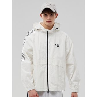 원더플레이스 HOODED WIND BREAKER [WHITE]