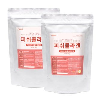 갑당약초 저분자 피쉬콜라겐 분말 가루 300g X 2팩 먹는콜라겐