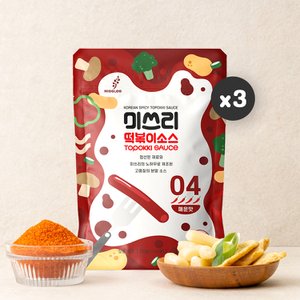 미쓰리 떡볶이 소스 양념 (매운맛) 100gx3개