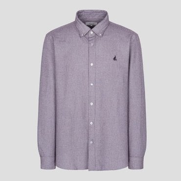 빈폴 24FW 마이크로 하운드투스 셔츠 - 와인(BC4864C20Z)
