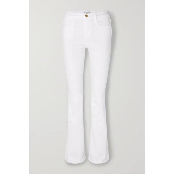 르 하이 플레어 진 화이트 8378037991492549