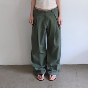 스카치 핀턱 팬츠