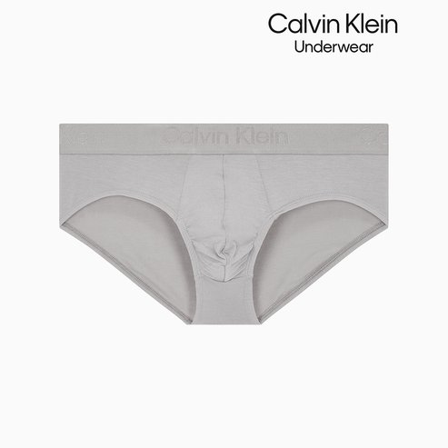 Calvin Klein Underwear 남성 블랙 실크 니트 힙브리프 NB3978-OQ9