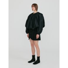 ZABOLLE Buttoned Mini Skirt - Black