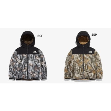 노스페이스키즈 NJ3NQ61 키즈 노벨티 RVS 눕시 패딩 후디 KS NOVELTY RVS NUPTSE PADDING HOODIE