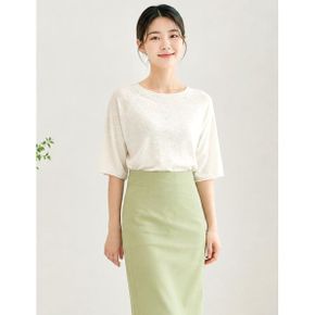 린넨 소매트임 실버버튼 반팔니트 GAMKN03A _P336048294