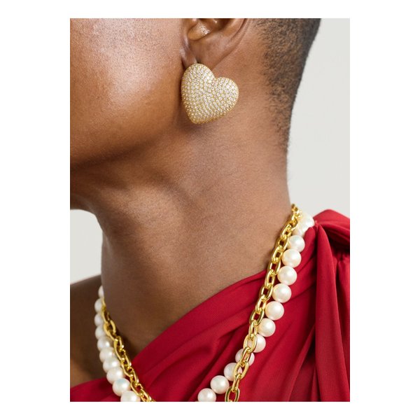 마사 칼보 아모르 골드 도금 크리스털 이어링 1647597344996868