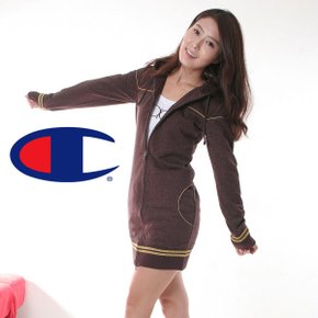 챔피온 여성 후드원피스 티셔츠 면 긴팔티 후드티   offon 오프온
