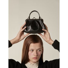 Lucy frame chain bag - Black