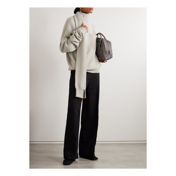 캘빈클라인 시몬 울 와이드 팬츠 블랙 46376663162923363